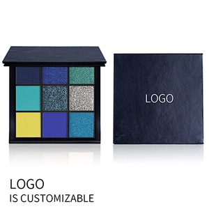 2019 New Eyeshadow Palettes 9 Colors Beauty Shimmer Glitter Matte Private Label Custom Obsessions Precious Stone Collection