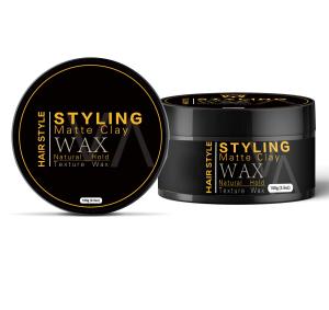 2020 new arrival 3.5 oz natural pliable greasy matte clays hair styling wax colour men
