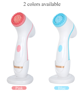 2021 New Trending Waterproof Sonic Face Cleansing Washing Machine Massage Brush Electric Silicone Facial Cleanser Brush