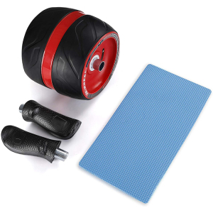 3-in-1 Abdominal Workout Home Gym Equipment Core Training Abdominal Ab Wheel Roller Set