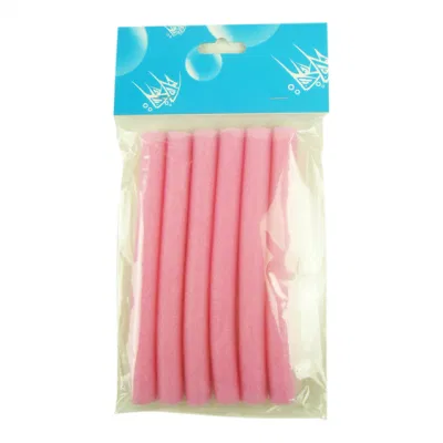 6PCS Pearl Cotton Heated Flexible Easy Hair Rollers