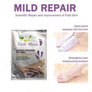 Amazon Bestseller Products With Exfoliating Foot Lotion Mask Label Peeling Off Calluses & Dead Skin Foot Peel Soak Mask