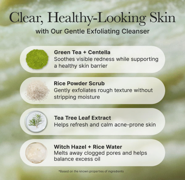 ARENCIA Fresh Green Rice Mochi Cleanser