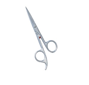 Barber Scissor/ Pakistan Stainless Steel Scissor, { Best Quality } , Size 6" color silver hair cutting scissors