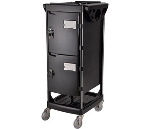 Black Lockable Hair Salon Trolley Hair Salon Trolley Salon hair color trolley