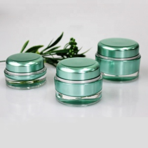 Cosmetic packaging plastic acrylic jar cream jar straight round