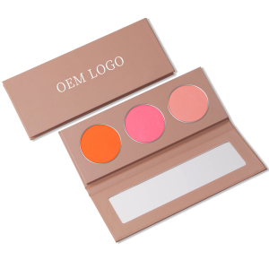 Cosmetic Pressed Powder Blusher Makeup blushing No Logo Blush DIY High Pigment Organic Private Label Blush Palette