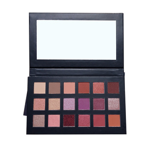 Cosmetics grade increditable richer and vibrant easy colored cardboard 18 makeup eye shadow