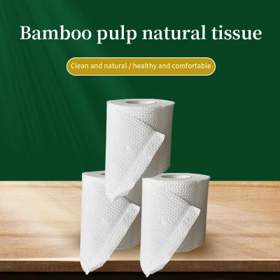 Cost Effective Custom Unbleached Natural Color Printed Toilet Paper Tissue Roll