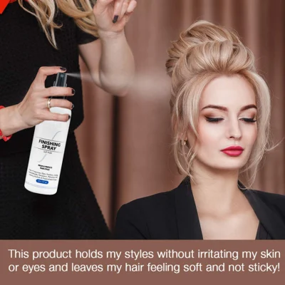 Custom Flexible Soft Hold Hair Finishing Spray Hair Styling Spray