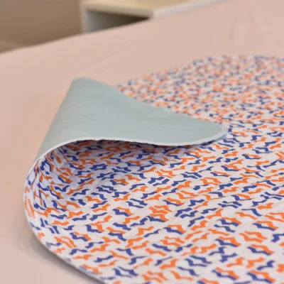 Custom Irregular Pattern Fine Quilting Bed Pad Incontinence Underpad