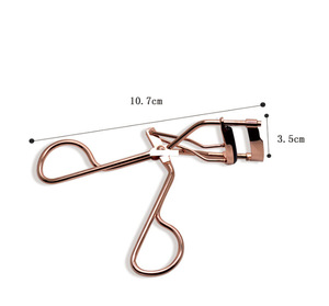 Custom makeup tool eyelash curler rose gold color private label