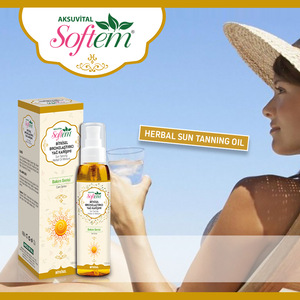 Deep Dark Tan Sun Tanning Oil Natural Herbal Ingredients OEM Summer Products