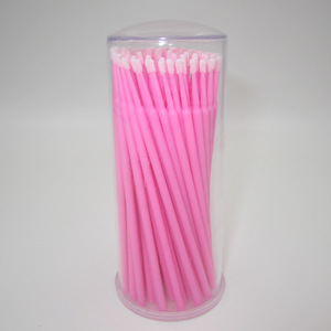 disposable pink micro applicator brush for false eyelashes