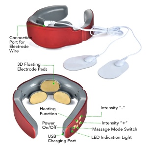 Dropshipping Portable Wireless Pain Relief Tool Cervical Electronic Pulse Neck Massager