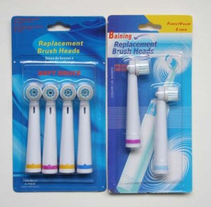 Electric toothbrush head replacement