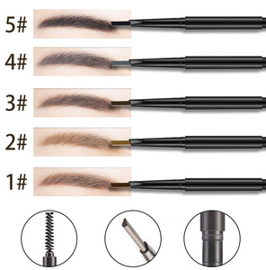 Eyebrow pencil  double end private label cosmetic makeup new product waterproof wholesale