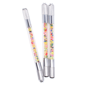 Eyeliner Natural Holder Colorful Tools Disposal Blade Slant Skinny Tattoo Waterproof Disposable Manual Eyebrow Microblading Pen