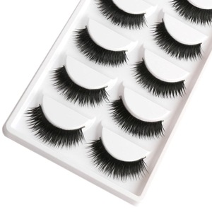 false eyelashes korean fiber 3D silk lashes and create your own brand