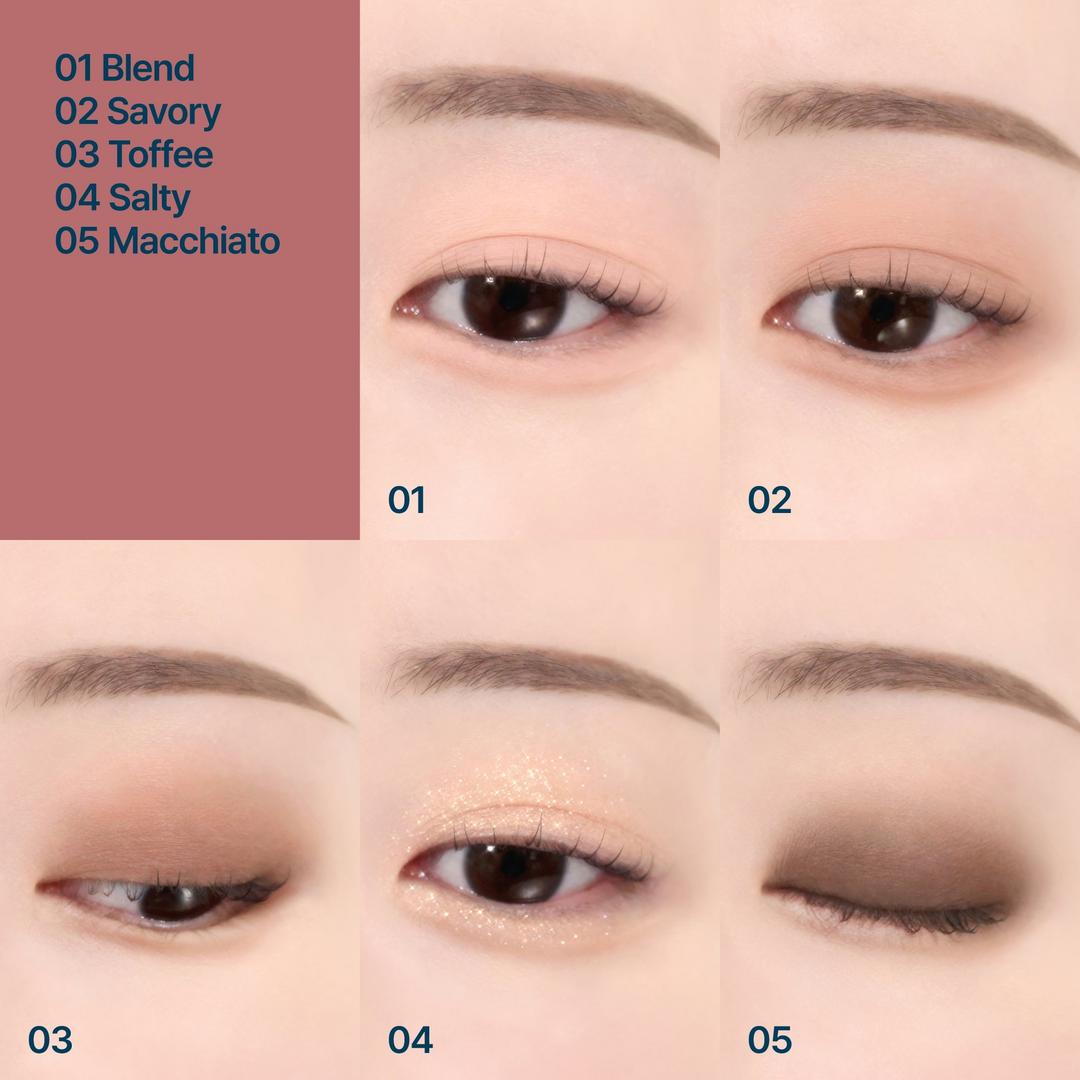 (Fwee) Pocket Eye Palette [Ep04 Salty Caramel] 6.6g
