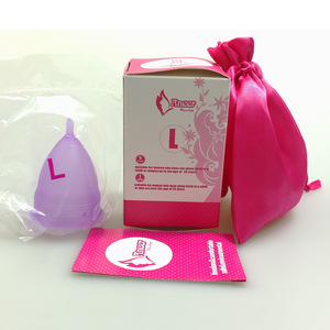 girls period blood collection feminine sanitary soft reusable silicone menstrual cups