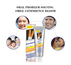 Hot Sale smokers remove Bad Breath Natural Cure Whitening Toothpaste
