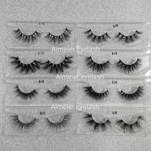 large vendor 3d mink false eyelashes 100% 3d siberian mink lashes A07