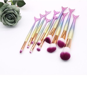 Makeup Mermaid Eye Makeup Brush Cosmetic Eyeshadow Eyeliner Blending Pencil Makeup Brush Tool Kit