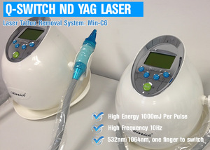 Mini Q switched nd yag laser tattoo removal pigment Eye line Freckle Laser Beauty Equipment