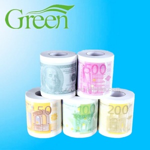 Money Bank Printed Toilet Paper
