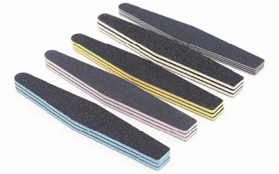 Nail File Banana Buffer 100/180 Colorful Emery Board Polish Care