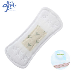 New arrival organic cotton 100% biodegradable bamboo fiber panty liners