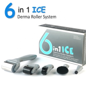 Newest Dermaroller Skin Cooling 6 in 1 Ice roller Derma Roller