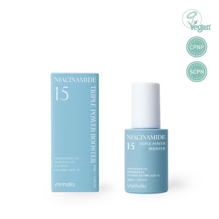 Niacinamide 15 Triple Power Booster - Brightening, Pore care, Vegan Skincare