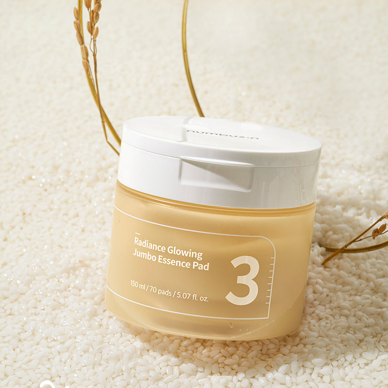 (Numbuzin) No.3 Radiance Glowing Jumbo Essence Pad 70pads 150ml