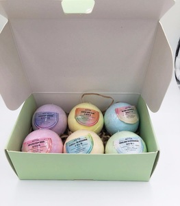 OEM /ODM Bath Bombs Gift Set 6 Essential Oil Handmade Spa Fizzies Bath Bomb Press