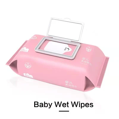 OEM Private Label Pure Cotton Wet Wipes for Baby Care Products