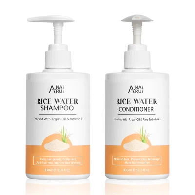 Organic Hair Growth Rice Water Shampoo and Conditioner
