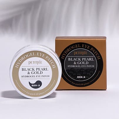 [Petitfee] Black Pearl &amp; Gold Hydrogel Eye Patch 60 Sheet 
