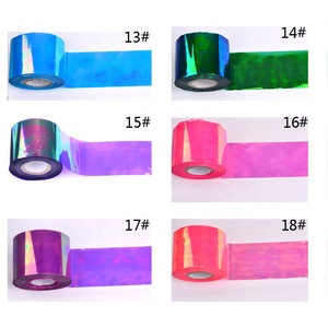 Popular design 3D self-adhensive glass foil nail sticker nail supplies 3d nail art