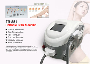 Portable IPL hair perming machine / elight hair removal for home use