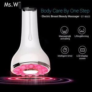 Portable New breast care heated ultrasonic Breast Massager