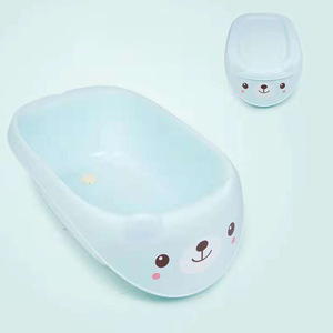Professional Baby Care Products, Transparent Plastic Hospital Baby Bathtub/