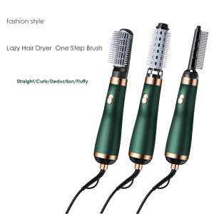 Professional Hot Air Styling 3 in 1 One Step Rotating Hair Dryer Brush Hair Styler Comb