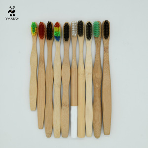 Professional Supplier Privated Label BPA fee Bristles Eco-Friendly Bamboo Toothbrush