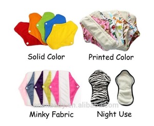 Reusable cloth menstrual pad washable sanitary pads