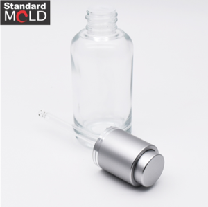 Round Glass Dropper Bottle 50ml for essential oil and ample