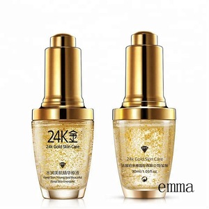 Skin Care 24K Gold Makeup Moisturizing Whitening Lotion Serum