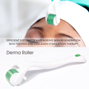 Skin Care Facial Massage 540 Microneedling Needles Serum Face Derma Roller Titanium