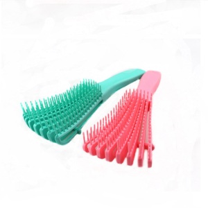 Smallest Size Eight-claw Comb Detangling Hair Brush Salon Styling Tool Eight-claw Massage Anti-Static Professional Hairbrush